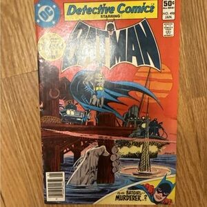 DC Batman Comic Cover DC Batman Detective Comics Issue #498